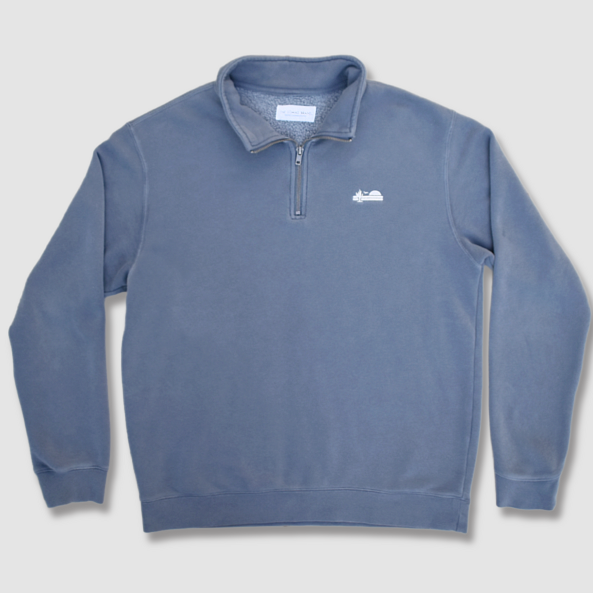 トップス MEER. FLEECE ZIP PULLOVER Beach Dyed Quarter Zip Pullover | The Lomas Brand