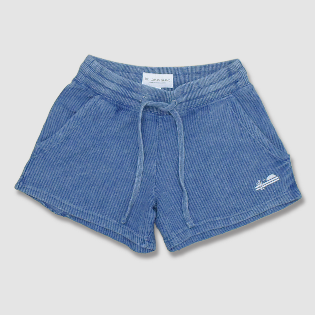 Relaxed Corduroy Shorts - Denim | The Lomas Brand