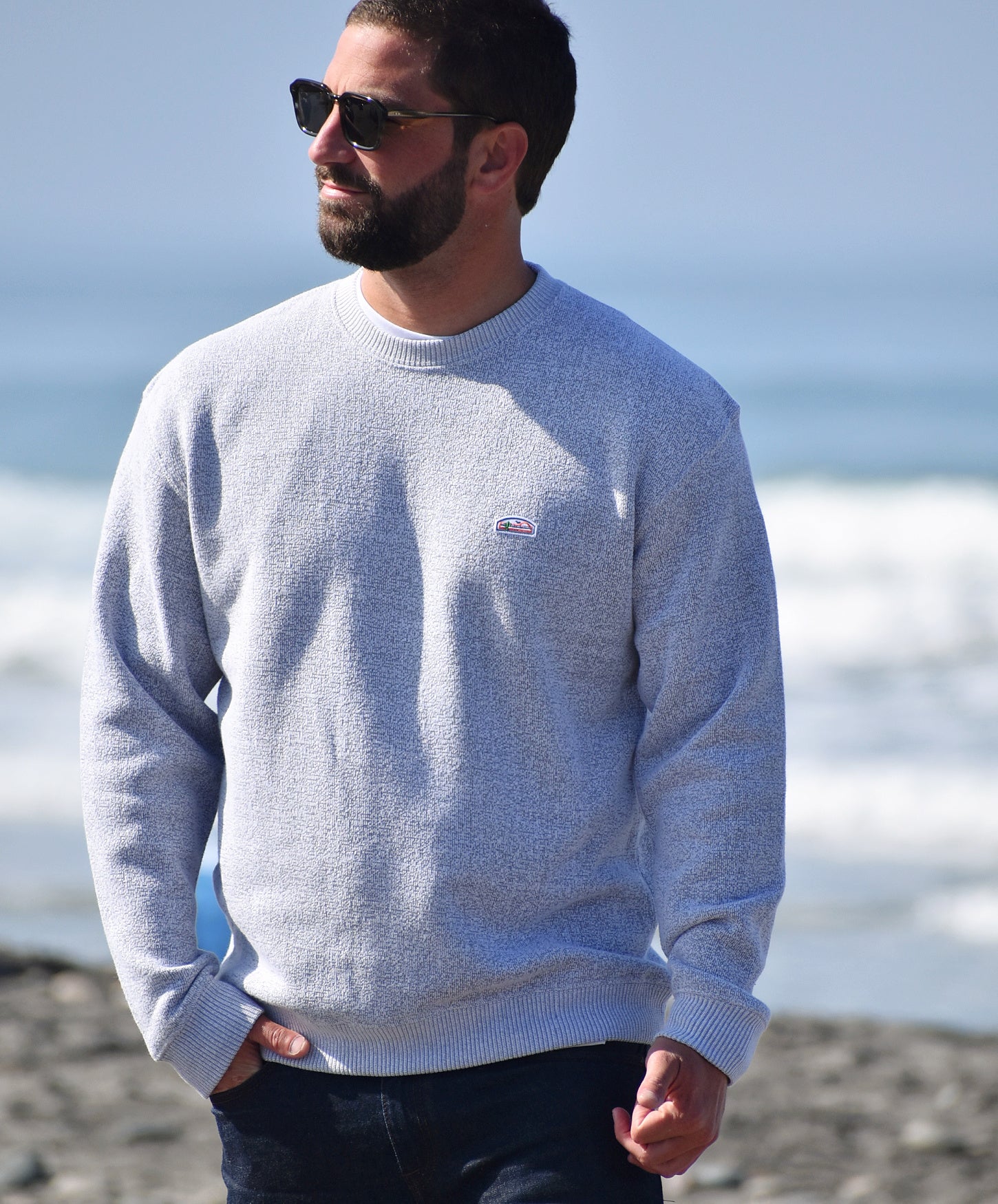 Microfleece Crewneck Sweater | The Lomas Brand
