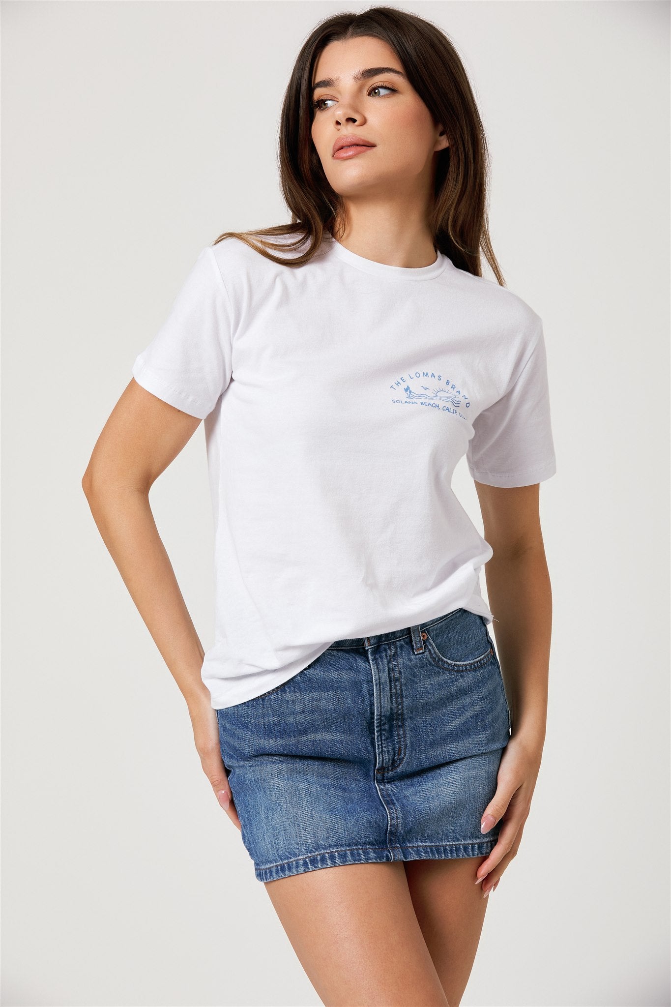 Ladies Local Tee (White) | The Lomas Brand