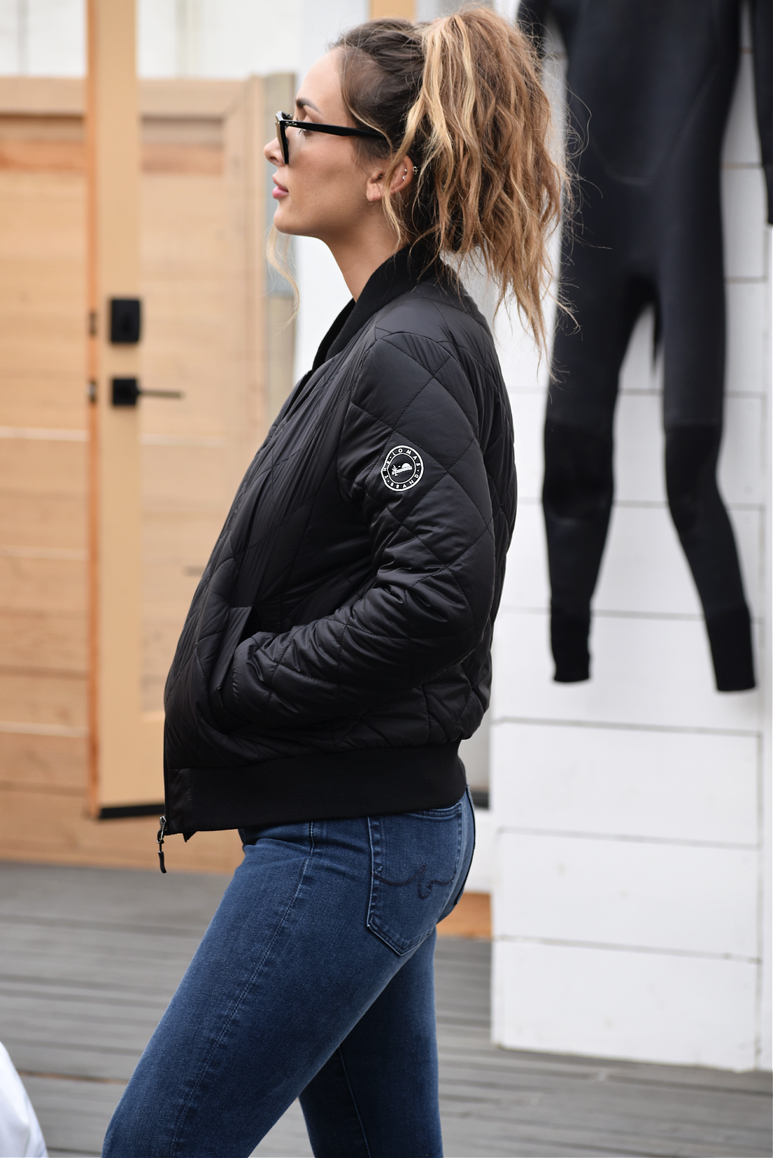 Quilted Bomber Jacket - Women's - The Lomas Brand