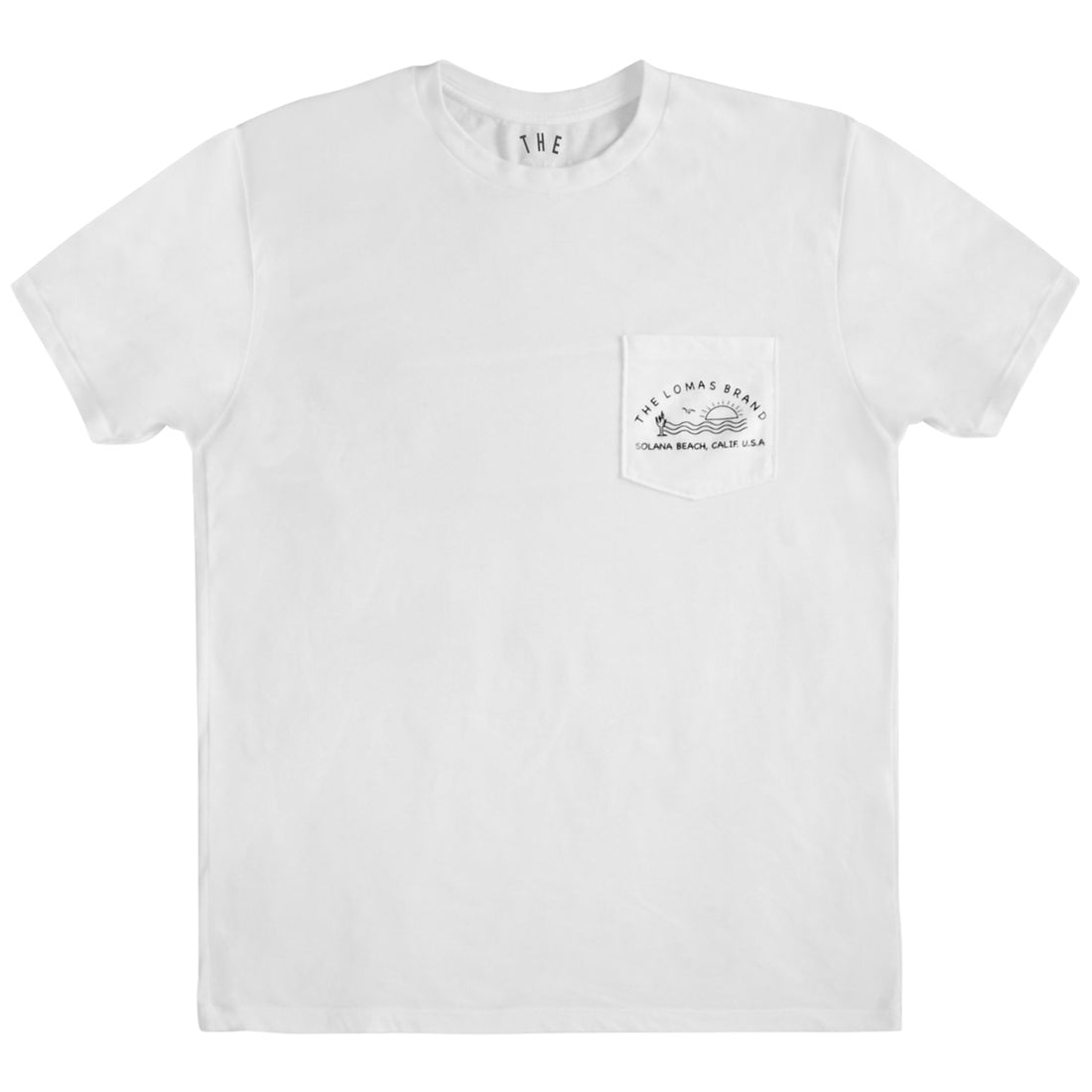 Your Local Pocket Tee - White - The Lomas Brand